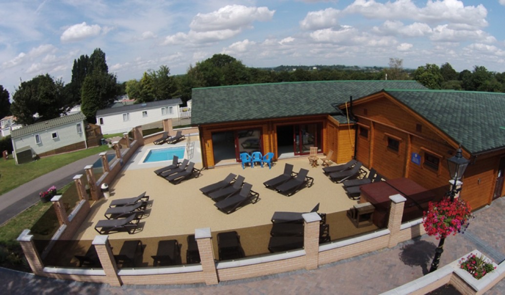 Merley House Holiday Park  on site facilities and pool