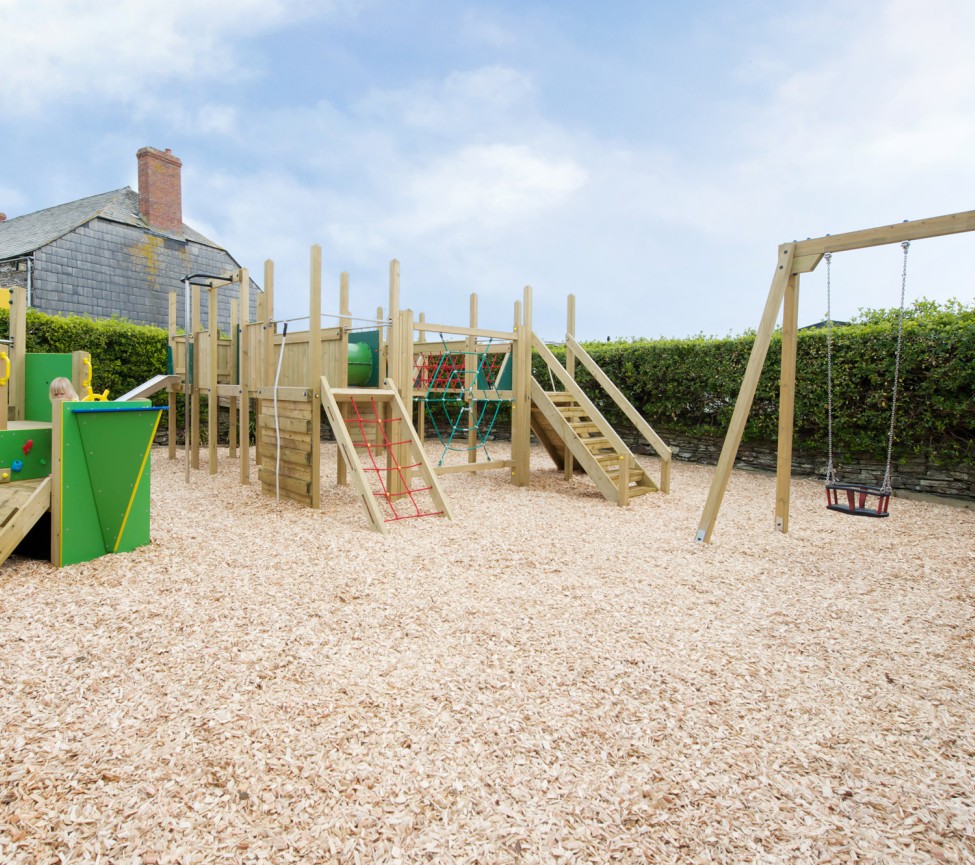 Higher Harlyn Park outdoor play area for kids