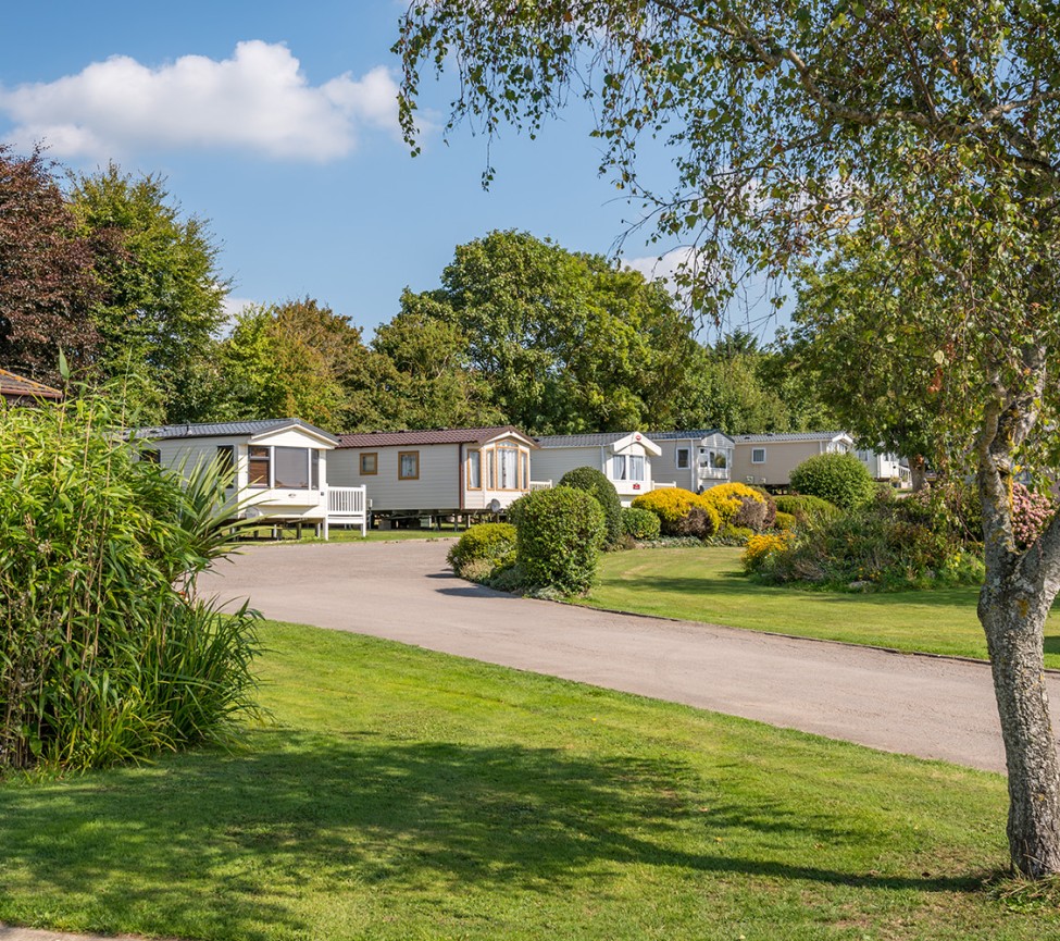 holiday homes in the country at Graston Copse Holiday Park
