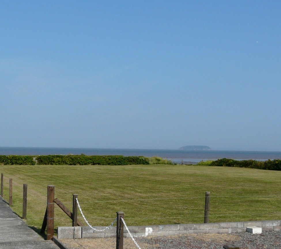 view to the sea at Westward Rise Caravan Park