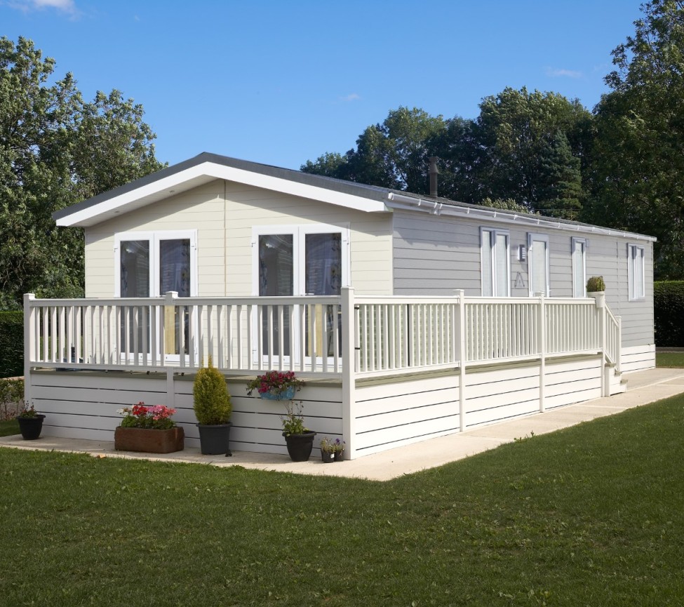 40ft by 20ft wide luxury holiday lodge for sale