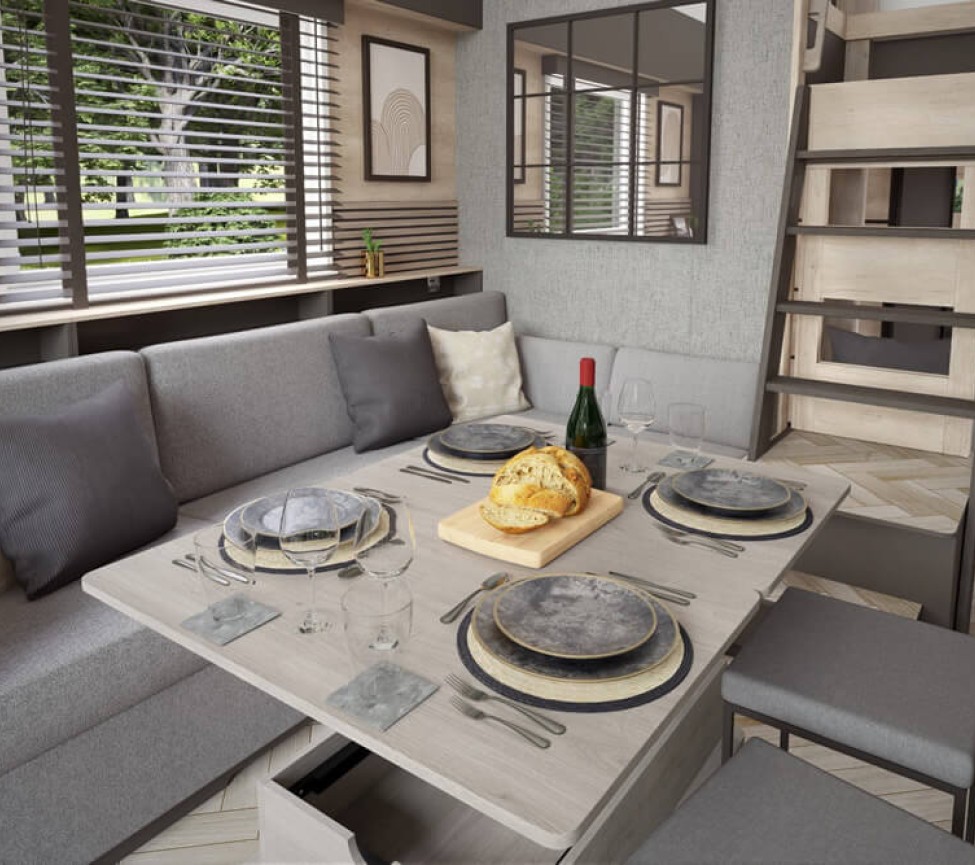 2026 Swift S-Pod 6 Escape Dining Area
