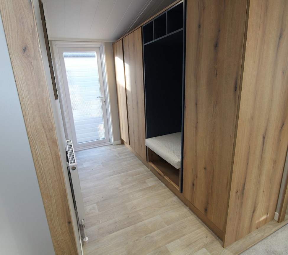 Victory Wisteria Lodge 2026 40 x 12 2 Beds Hallway With Fitted Wardrobes And Storage