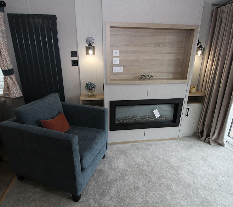 ABI Ingleton 40x13 2 Bed Lounge-TV Recess & Feature Fireplace