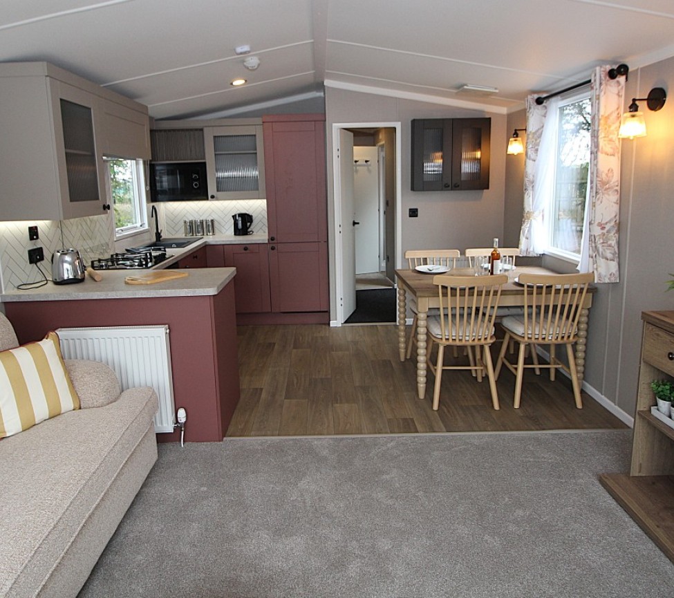 Swift Clermont 2027 40 x 12 2 Beds Open-Plan Lounge, Kitchen and Dining Room