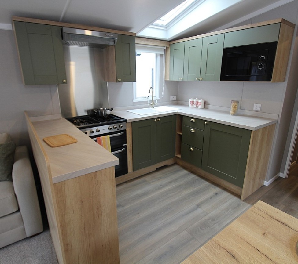 Swift Provence Bay 2027 35x12 2 Beds Kitchen