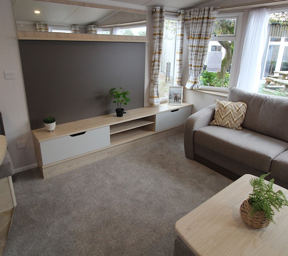 Swift Loire 2027 35 x 12 2 Beds Lounge and Fitted TV Unit