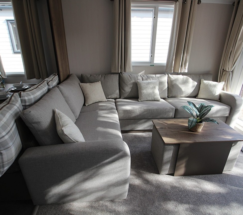 Swift Morlaix ES 2025 40 X 12 3 Beds Lounge with L Shaped Sofa