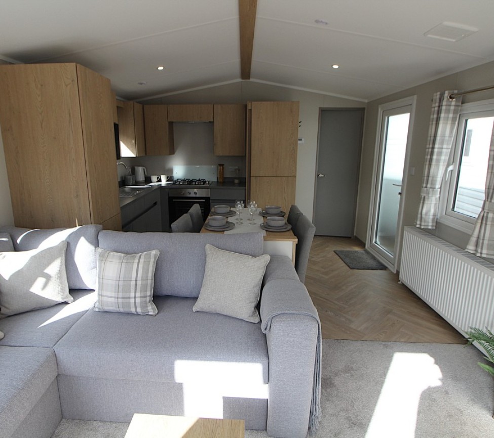 Victory Silverwood 2026 35x12 2 Beds Open-Plan Lounge, Kitchen @ Dining Area