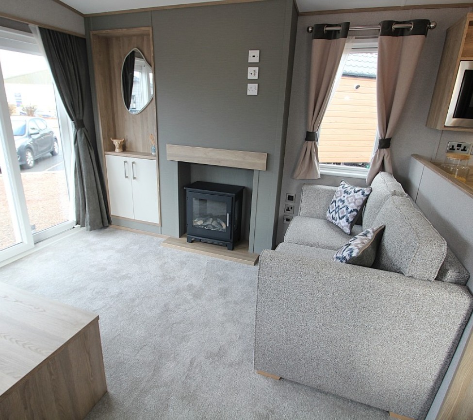 ABI St David 2027 40 x 12 3 Bed Lounge With Fireplace