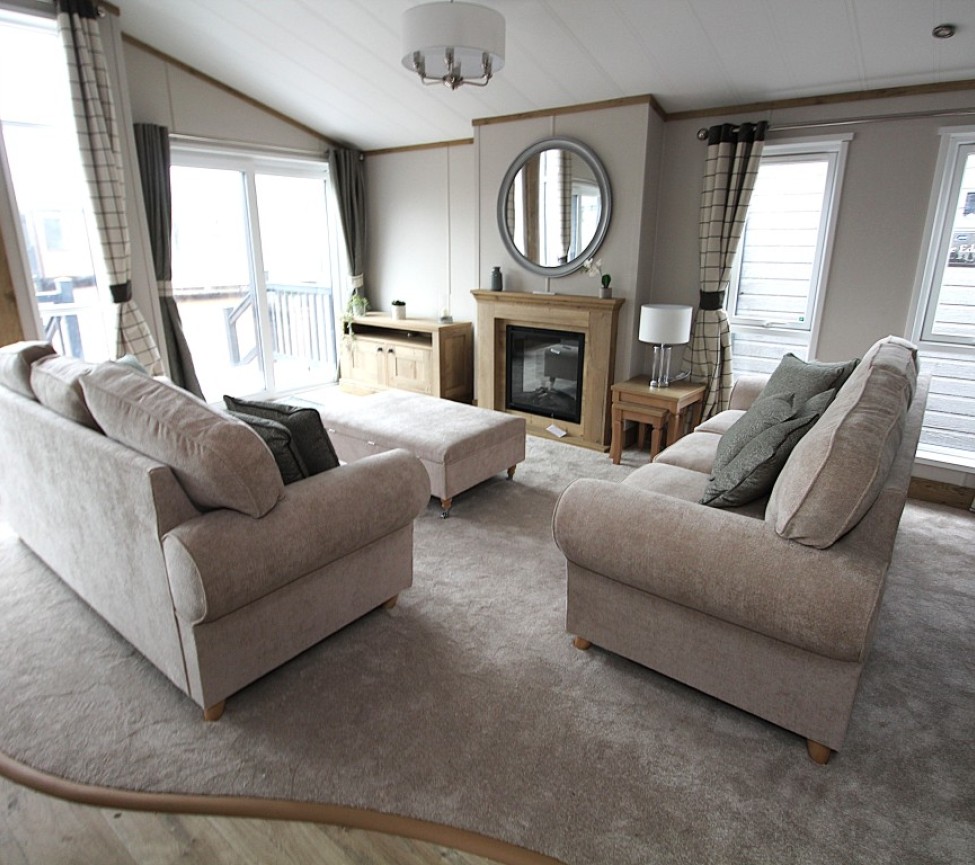ABI Harrogate Lodge 2027 41 x 12 2 Beds Lounge With 2 Sofas