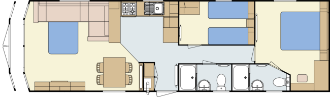 2024 Atlas Chorus ES 39x12 2 Bedroom floor plan