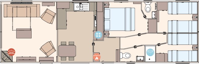 2024 ABI Langdale 40x13 3 bed Floor Plan