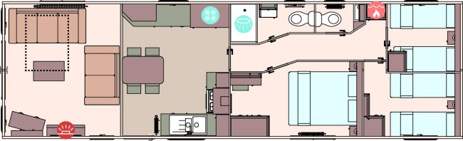 2024 ABI Windermere 40x12 3 bed Floor Plan