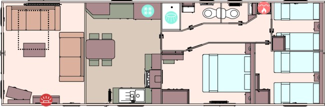 2024 ABI Windermere 40x13 3 bed Floor Plan