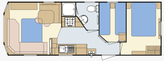 Atlas Festival 28x10 2 bedroom floorplan layout