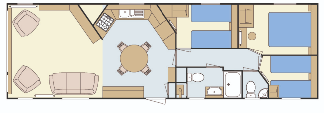 2024 Atlas Status 39x12'6" 3 Bed floor plan