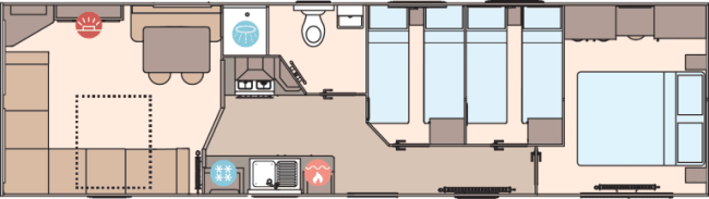 2026 ABI Keswick 36 x 10 3 Bed Floor Plan