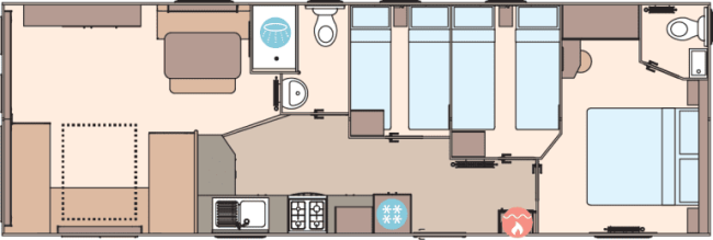2026 ABI Coworth 36x12 3 Bed Floor Plan