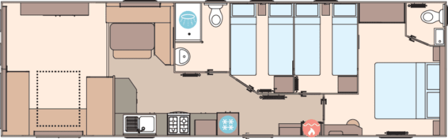 2026 ABI Coworth 39x12 3 Bed Floor Plan