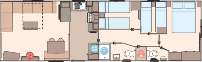 2026 ABI Keswick 39 x 12 3 Bed Floor Plan