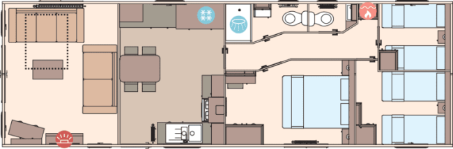 2026 ABI Windermere 40 x 13 3 Bed Floor Plan