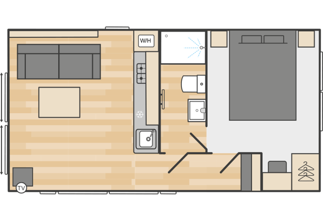 2026 Swift S-Pod 4 Floor Plan