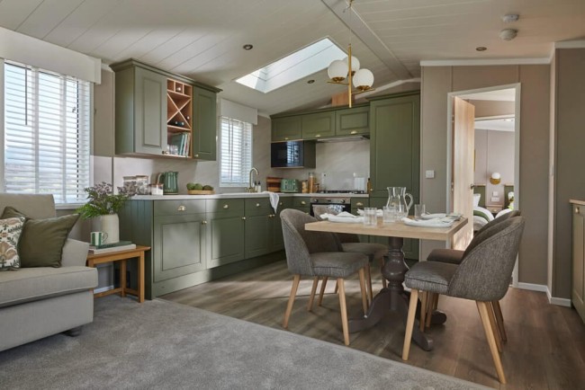 Swift Vendee Lodge for sale on site at Meadow Lakes