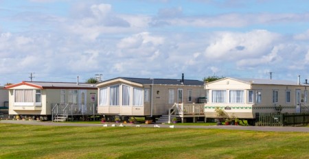 static caravans on their plots