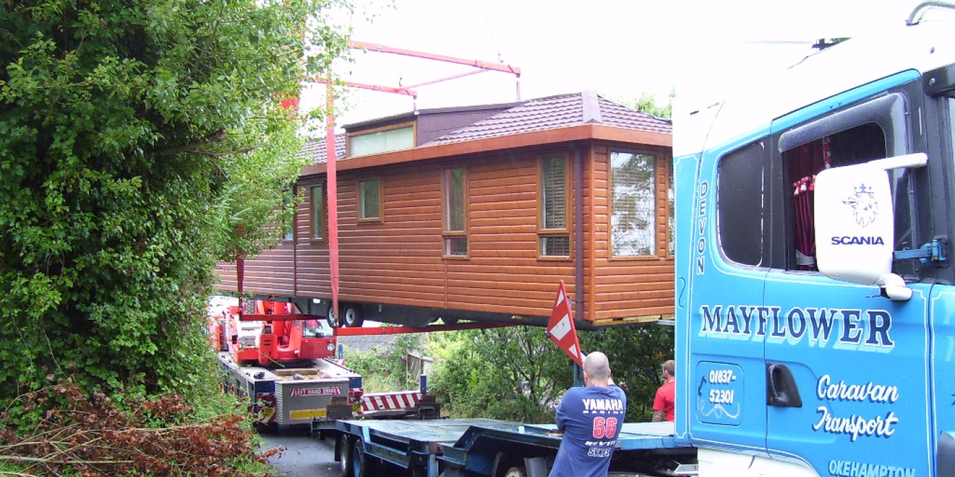 Buying a new static caravan for private land