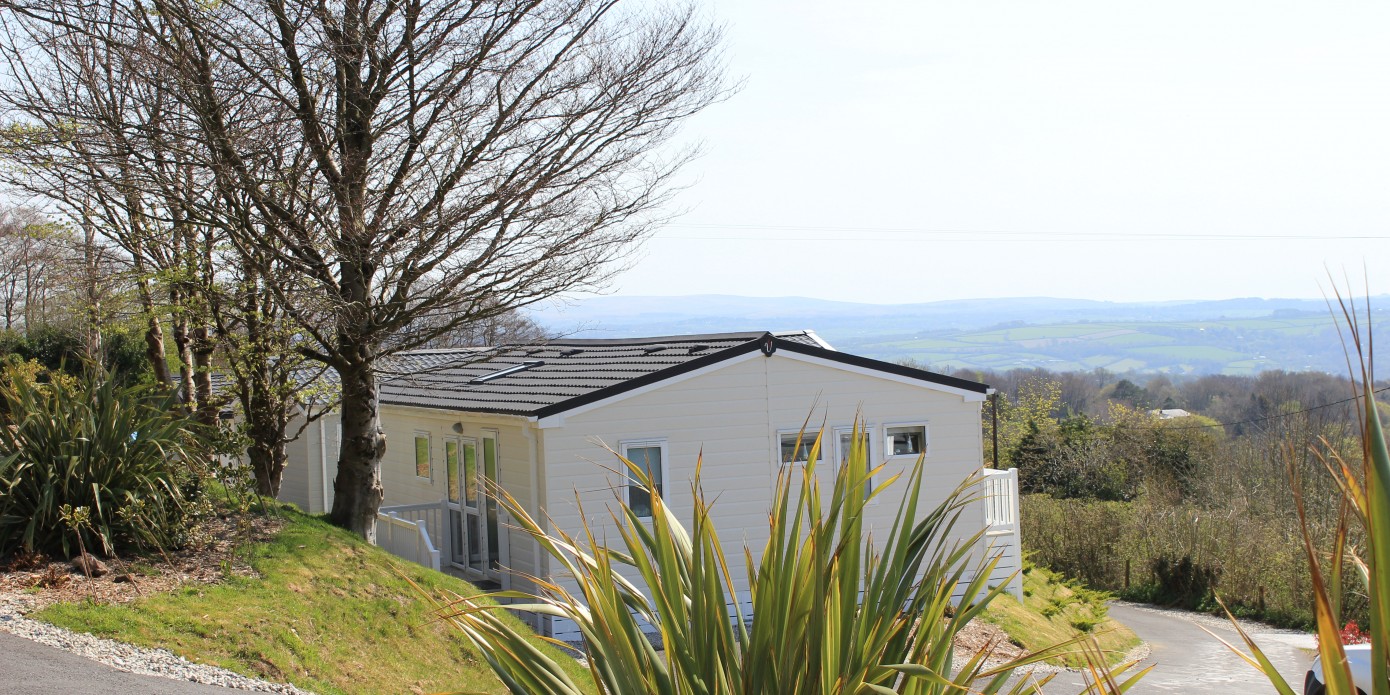 Static holiday homes for sale at Notter Bridge Park in Saltash