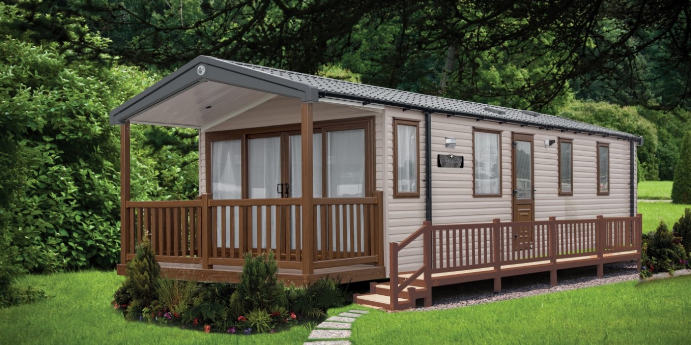 2024 Swift Bordeaux Escape static caravan with decked area