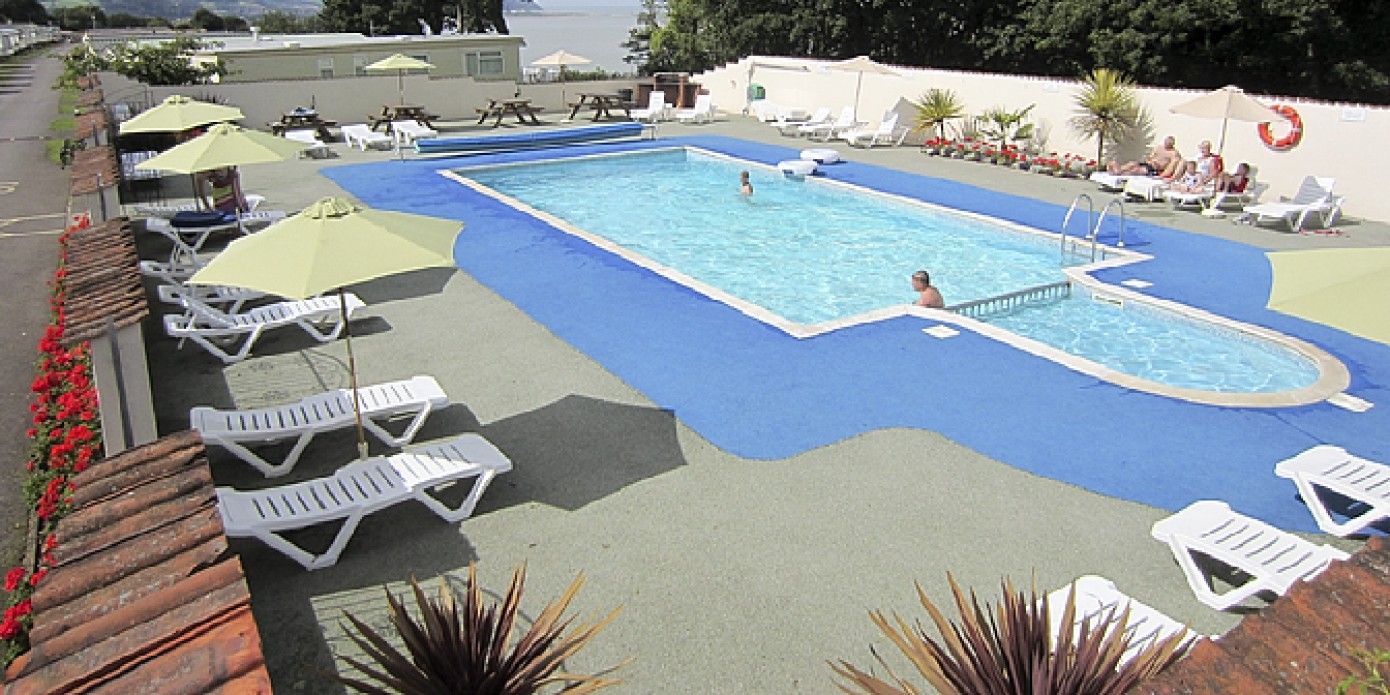 Caravans for sale and on display at Beeches Holiday Park in Watchet