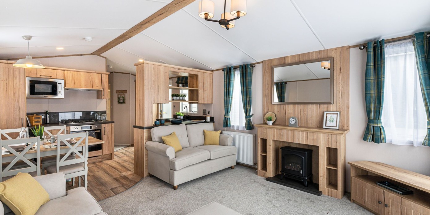 open plan living space in the 2025 Atlas Debonair