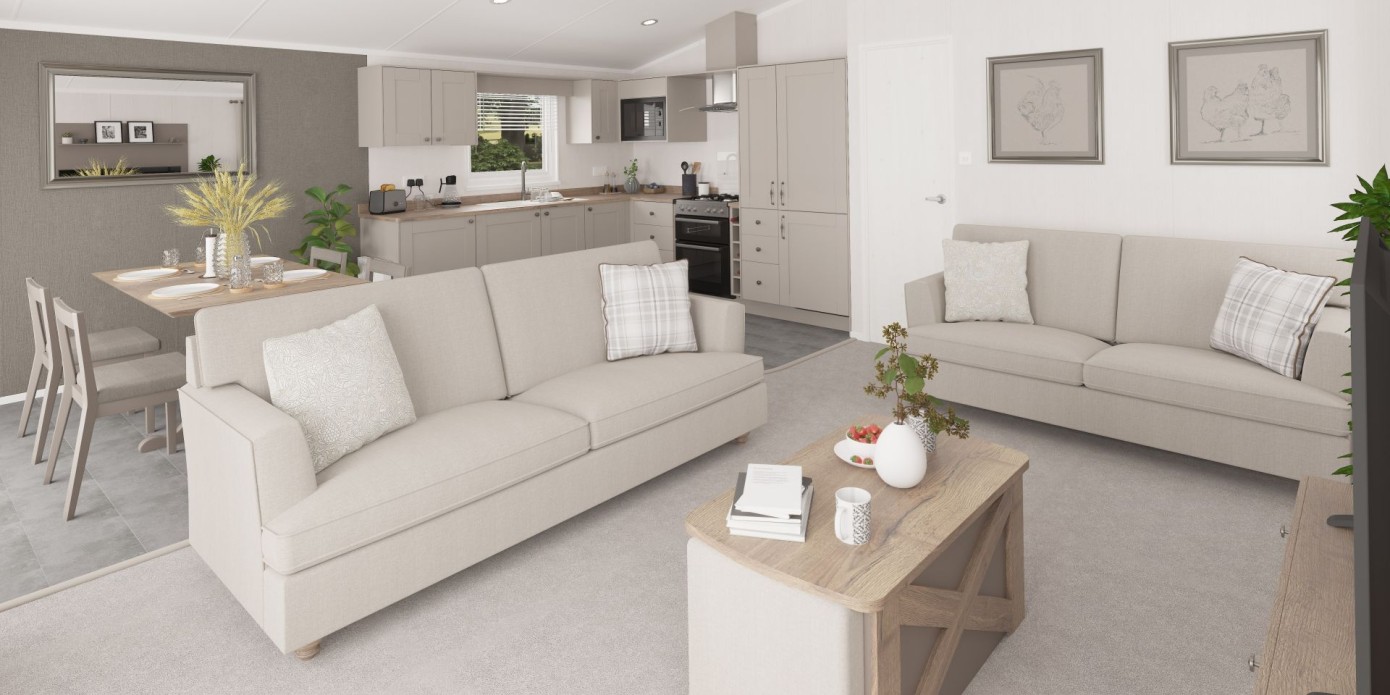 lounge in the 2025 Swift Montreal Lodge