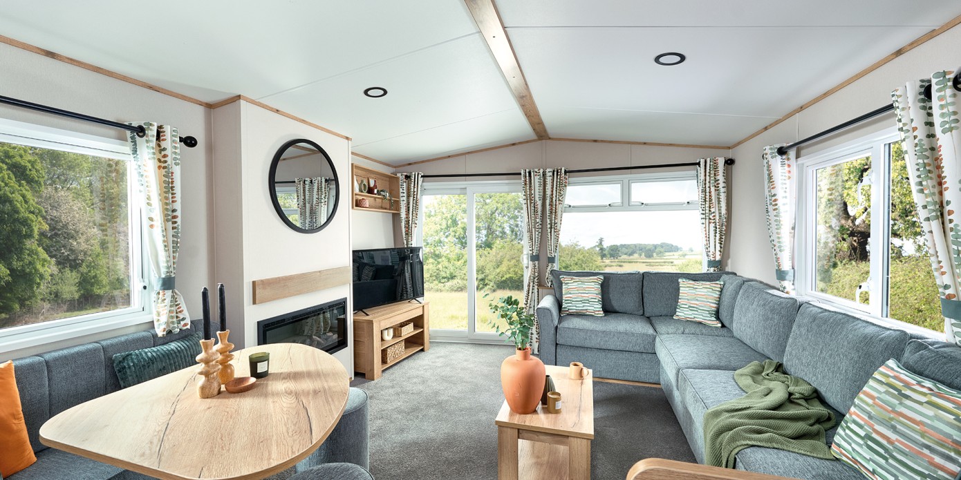 open plan living area in the 2025 ABI Keswick