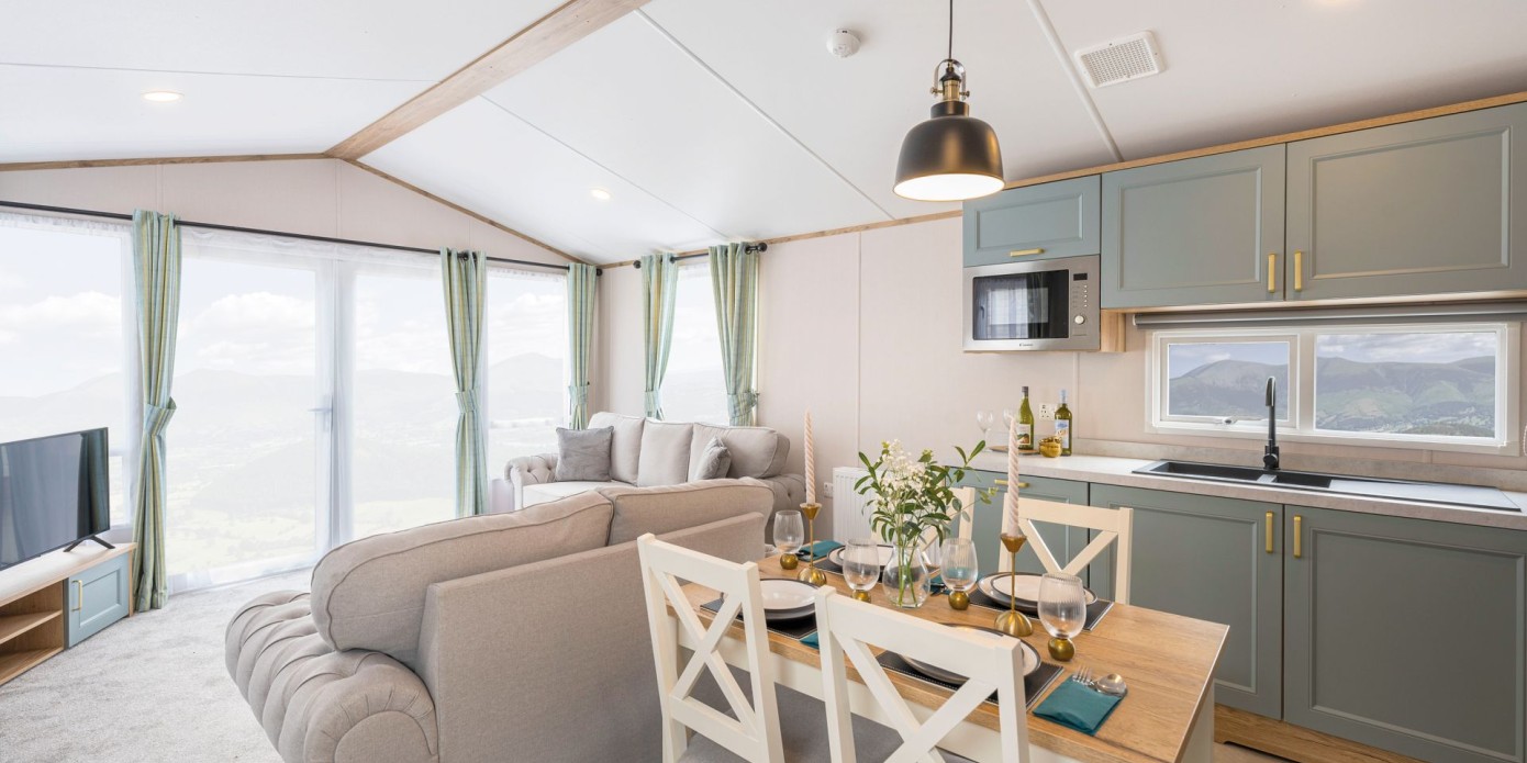 Open plan living space in the 2025 Atlas Heritage 