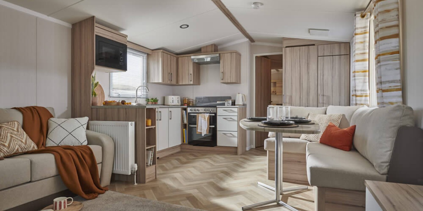 2026 Swift Loire Lounge, Dining Area and Kitchen