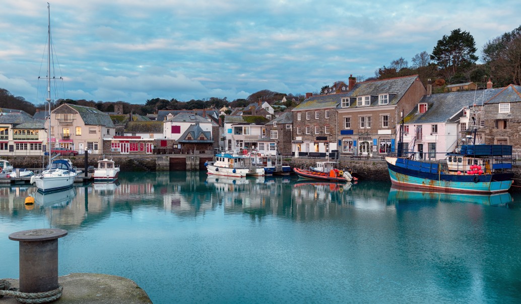 View of the harbour at Padstow