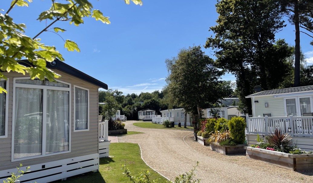 static caravans for sale at Warmwell Caravan Park