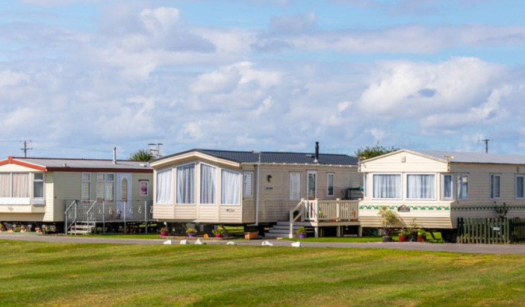 static caravans on their plots