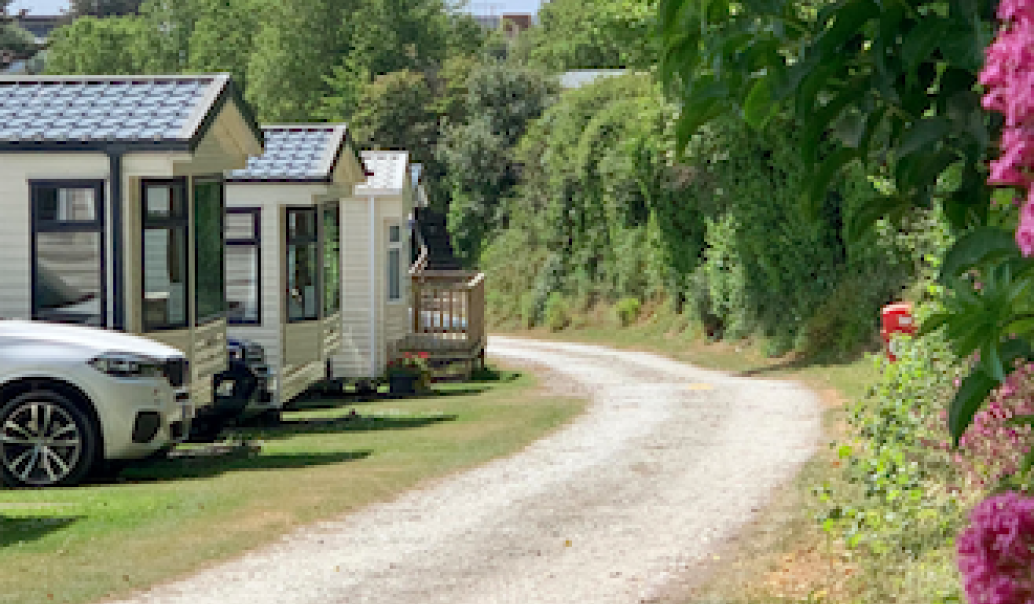 Lundynant Holiday Park with static caravans for sale on site