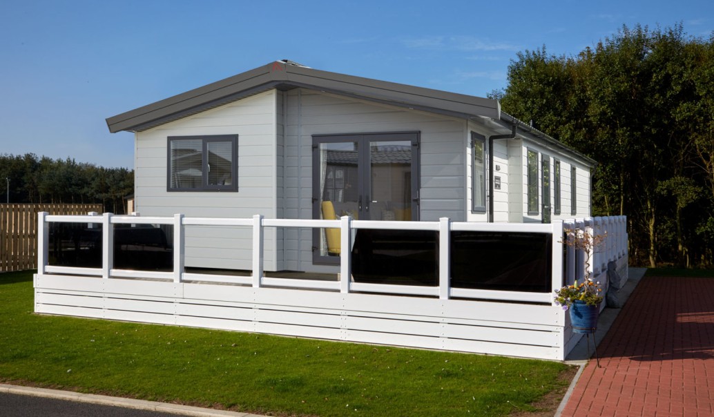 Decking on a Static Caravan