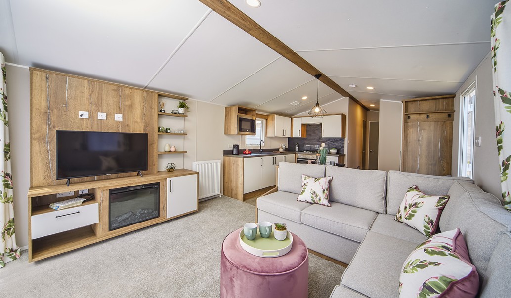 Interior Lounge and Kitchen view of the 2024 Atlas Sahara