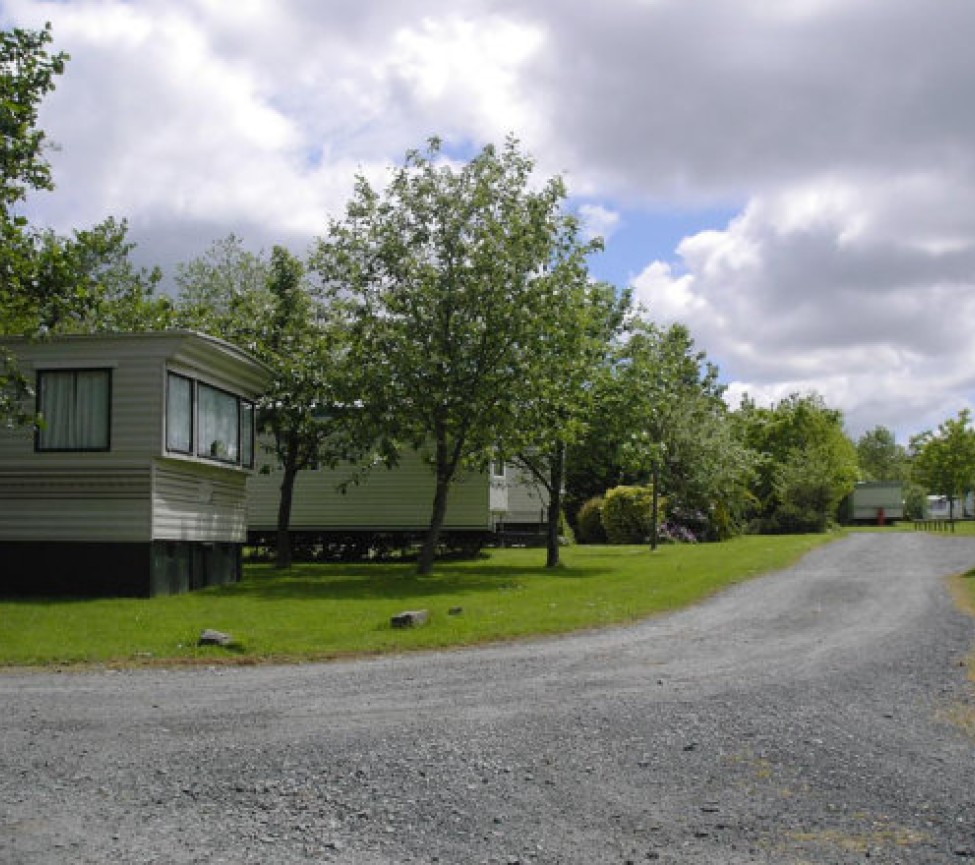 Glebe Caravan Park in Okehampton in Devon