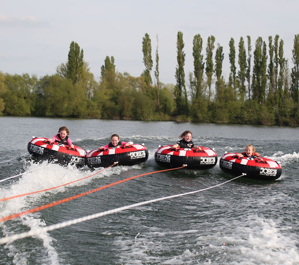 fun on the lakes at Hardwick Parks