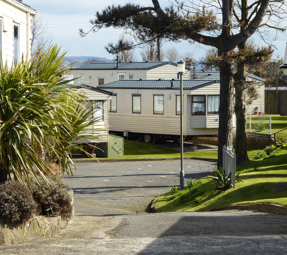 The Warren Caravan Park holiday homes on site