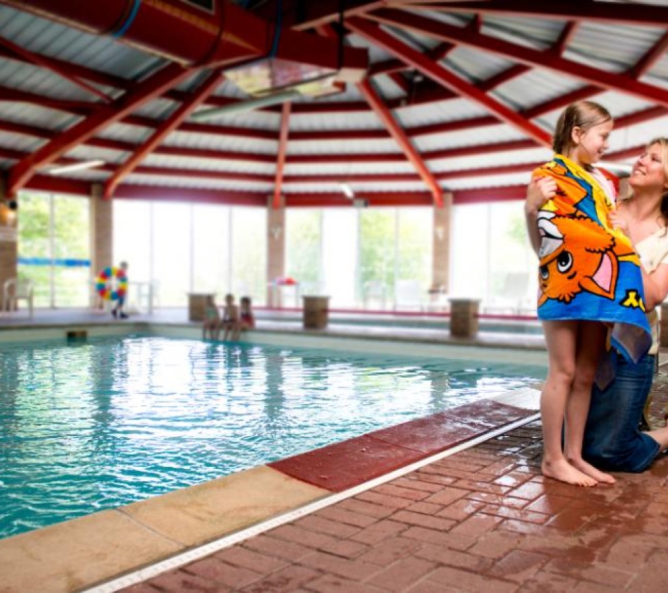 indoor swimming pool at Killigarth Manor Holiday Park