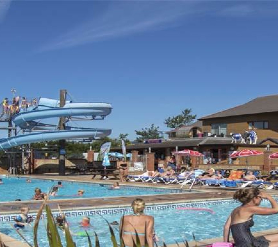 Lady's Mile Holiday Park outdoor swimming pool