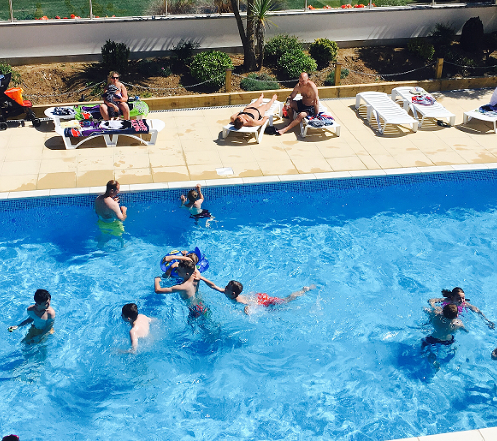 Perran Quay Touring Park outdoor swimming pool